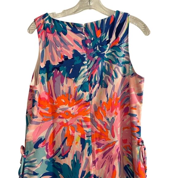 Lilly Pulitzer Women's Floral Dress Size 8 Multicolor Resort Wear - Picture 12 of 16